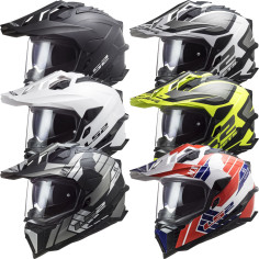 LS2 Endurohelm MX701 EXPLORER HPFC mit Sonnenblende und Max Vision Pinlock