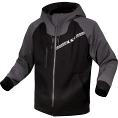 LS2 THROTTLE MAN Motorrad-Hoodie CE Kapuzen-Pulli mit Daumenschlaufen und Protektoren