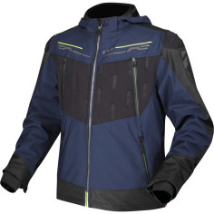 LS2 Zirconium Man Motorradjacke CE A Stretch Softshell wasserdicht Neopren-Kragen Protektoren