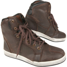 Modeka Motorradsneaker MIDTOWN Urban Leder Schuhe zum Schnüren mit CE und Protektoren