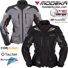 Modeka Damen Motorradjacke PANAMERICANA LADY wasserdicht Sympatex inkl. Protektoren