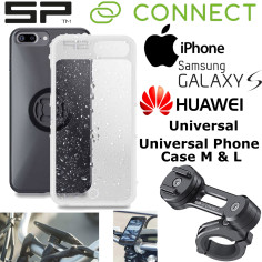SP Connect MOTO BUNDLE Motorrad-Handyhalterung für Samsung iPhone Huawei und Universal