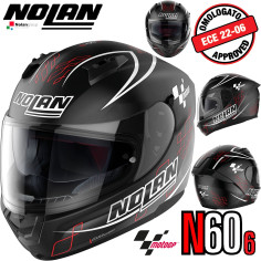 Nolan Integralhelm N60-6 MOTO GP 31 mit Ultra-Wide-Visier VPS Sonnenblende und Pinlock ECE 22.06