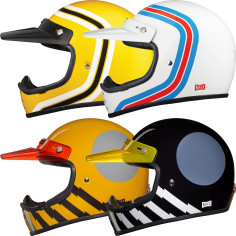 Nexx Retro-Crosshelm X.G200 inklusive verstellbarem Helmschirm und Doppel-D-Ringverschluss