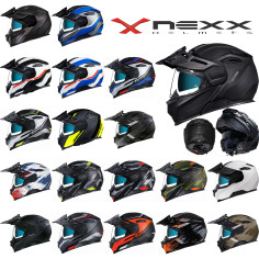 Nexx Endurohelm X.VILIJORD Klapphelm mit abnehmbaren Helmschirm