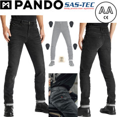 Pando Moto Motorradjeans ROBBY ARM 01 für Herren CE AA mit Armalith-Super-Stretch und SAS-TEC Protektoren