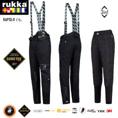 Rukka Gore-Tex Pro Motorradhose RAPTO-R wasserdicht 3-Lagen-Laminat Armacor mit D3O Air XTR Protektoren