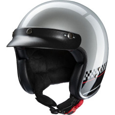 Redbike RB-806 Le Mans Jethelm Klassischer Stil ECE 22.06 inklusive Helmschirm