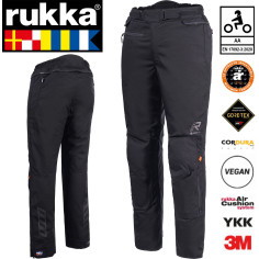 Rukka Gore-Tex Motorradhose 4-ROADS Cordura Ganzjahres-Hose mit D3O Air XTR Protektoren CE AA