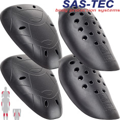 SAS-TEC 3D High-End Protektorenset SC-1/02 & SC-2/07 Hüfte und Knie Paar für Hosen mit CE Level 2