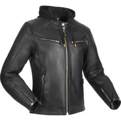 Segura Dorian 2 Leder-Motorradjacke CE AAA Büffelleder mit abnehmbaren Protektoren
