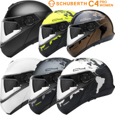 Schuberth Klapphelm C4 PRO WOMEN für Damen mit Max Vision Pinlock 120 und Sonnenblende