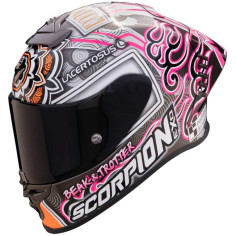 Scorpion Exo-R1 Evo Air FIM Racing #1 Aron Canet Integral-Racinghelm mit Pinlock und extra Visier