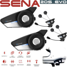 Sena Motorrad Headset 20S EVO Modell 2022 mit HD