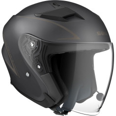 Sena Outstar S Jethelm mit integriertem Headset und Sonnenblende