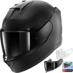 Shark Integralhelm D-SKWAL 3 Dark Shadow Edition ECE 22.06 + EXTRA VISIER