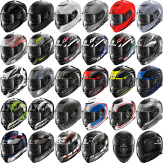 Shark Integralhelm SPARTAN 1.2 mit Sonnenblende und Max Vision Pinlock
