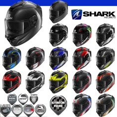 Shark Sport-Integralhelm SPARTAN GT CARBON mit Sonnenblende und Max Vision Pinlock
