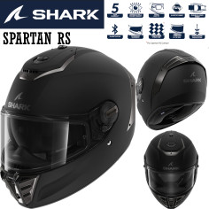 Shark Integralhelm SPARTAN RS mit ECE 22.06 Sonnenblende und Max Vision 120 Pinlock