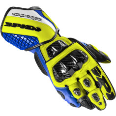 Spidi Carbo Track Evo Motorradhandschuhe CE Leder mit Protektoren