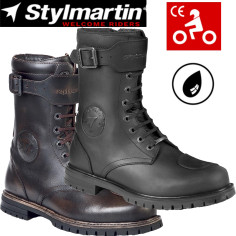 Stylmartin Motorradstiefel ROCKET Leder wasserdicht atmungsaktiv CE mit Knöchelprotektoren