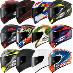 Suomy Racing-Integralhelm SR-GP mit Max Vision 120 Pinlock und Doppel-D-Ring