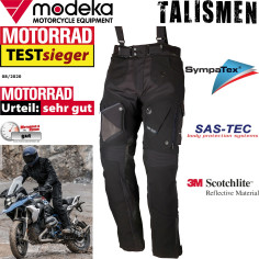 Modeka 3in1 Motorradhose TALISMEN Sympatex komplett elastisch Stretch 3M Aramid SAS-TEC Protektoren