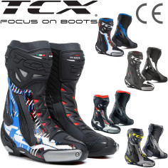 TCX Motorrad-Sportstiefel RT-RACE PRO AIR mit MICHELIN® BURNOUT Sohle