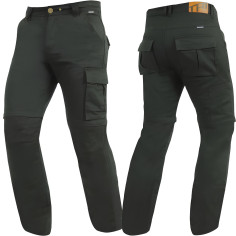 Trilobite Dual Pants 3.0 Monolayer CE AA Motorradjeans Cargo Hose 2in1 leicht mit Protektoren
