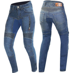 Trilobite Parado Monolayer Lady Motorradjeans CE AAA mit Tri-Stretcher Pro 5.0 Denim und Protektoren