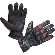 Modeka VALYANT Motorradhandschuhe CE kurze Stulpe mit Touch-Tip AirFlow Leder SuperFabric