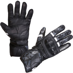 Modeka VALYANT PRO Motorradhandschuhe CE lange Stulpe Leder Touch-Tip AirFlow-System