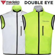 Modeka Warnweste DOUBLE EYE Wendeweste Motorrad für Tag und Nacht