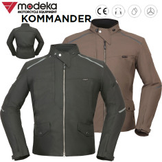Modeka Stretch-Motorradjacke KOMMANDER mit Protektoren AirVent CE AA wasserdicht Humax