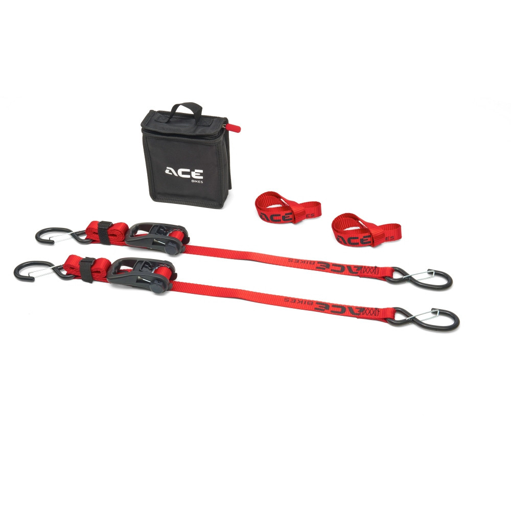 Acebikes Ratchet Pro 2-Pack Motorrad-Sicherung Spanngurte