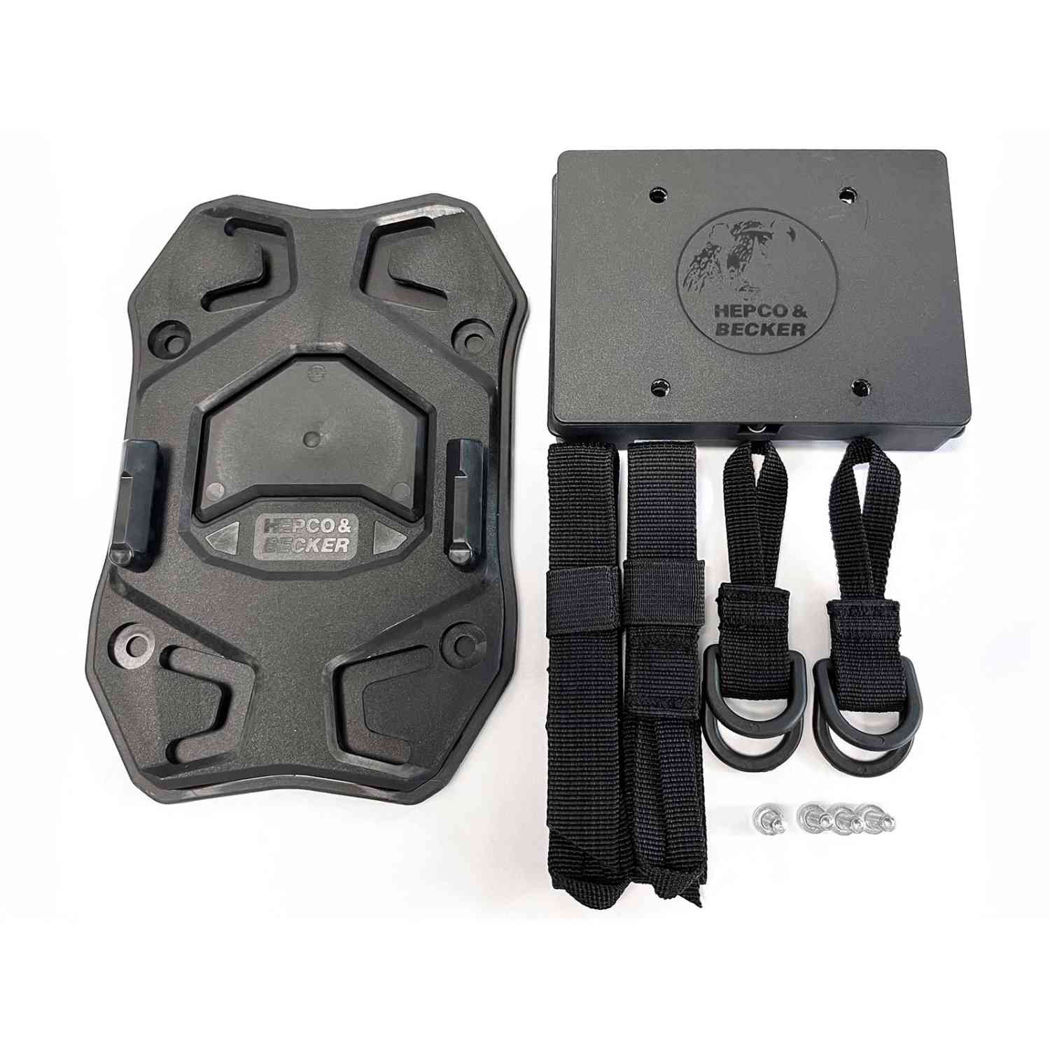 Hepco & Becker Seatpad Basic mit Gegenhalter zur Befestigung von Hecktaschen an Soziussitz