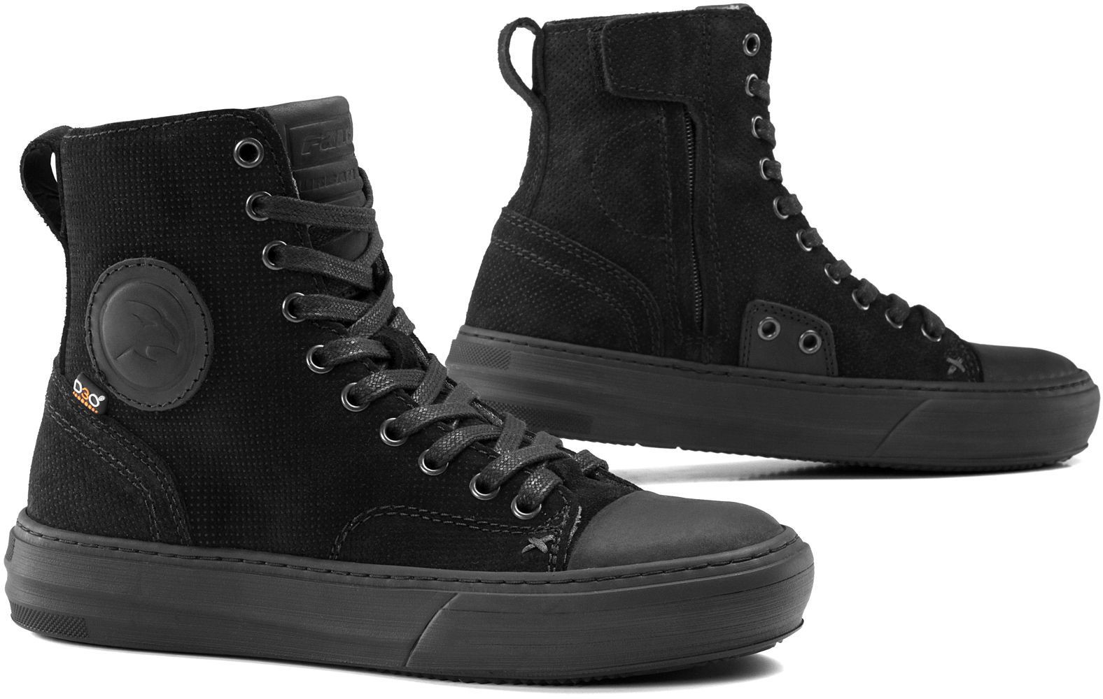 Falco Motorradschuhe LENNOX 2 für Herren Leder Sneaker CE mit D3O Protektoren