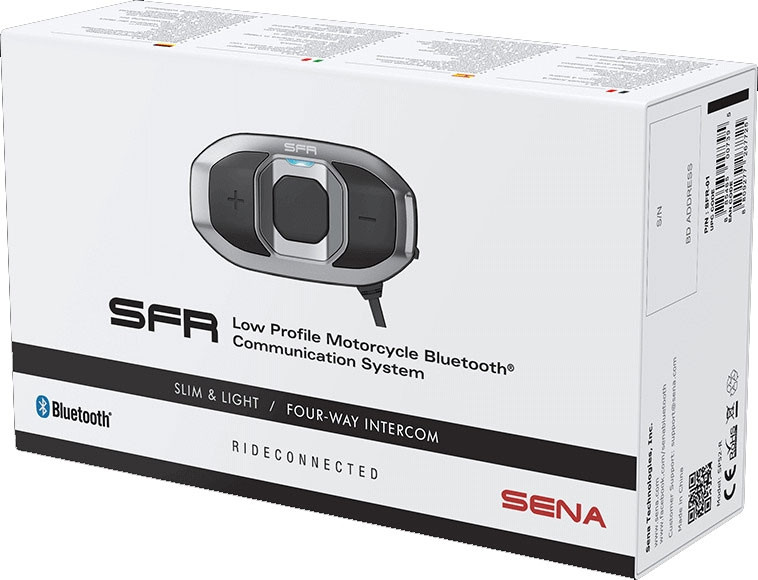 Sena Headset SFR Einzelset Bluetooth 5.1 Sharing Vier-Wege-Intercom 1,2 km