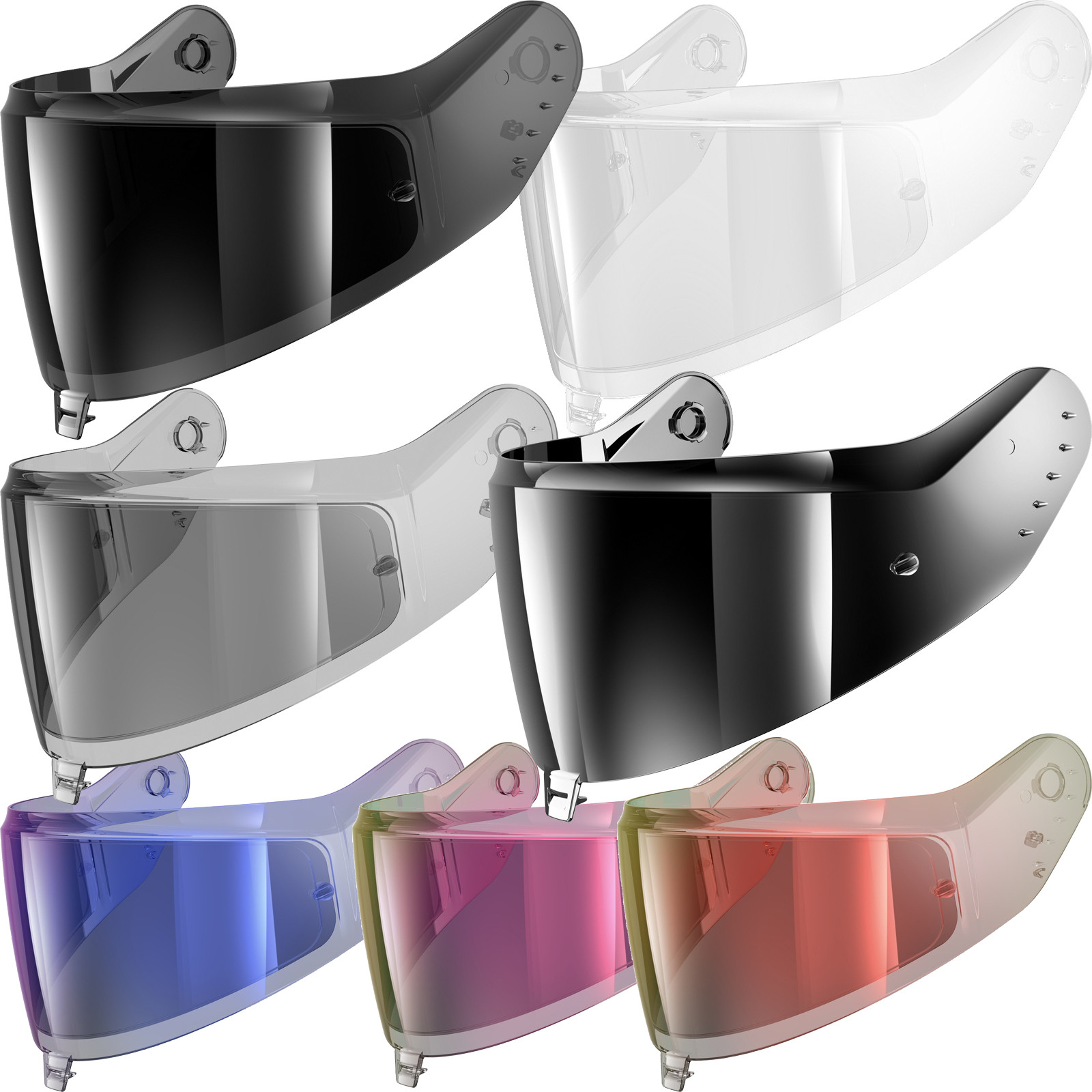 Shark Visier für Skwal i3 D-Skwal 3 Ridill 2 Pinlock vorbereitet