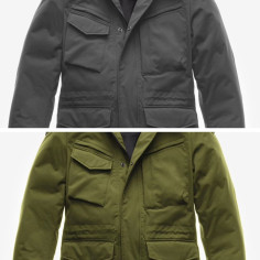 Blauer Ethan Winter Motorradjacke kaufen