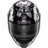 ~LORENZO CATALUNYA GP KWX schwarz weiß glitzer~