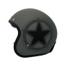 Star schwarz matt grau