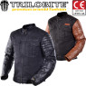 Trilobite Motorradjacke ACID SCRAMBLER Denim Leder mit Thermofutter Aramid Protektoren
