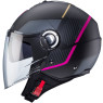 Geo schwarz matt anthrazit fuchsia