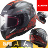 ~XTREET matt schwarz rot~