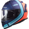 SLANT matt blau fluo orange