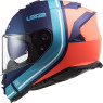 ~SLANT matt blau fluo orange~