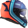~SLANT matt blau fluo orange~