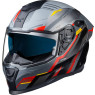 ~Gridline grau rot matt~