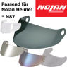 Nolan Visier für Helm N87 vorbereitet für Pinlock
